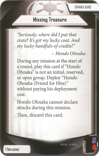 Hondo Ohnaka card: /images/agendaDecks/Villain Packs/Missing Treasure.jpg